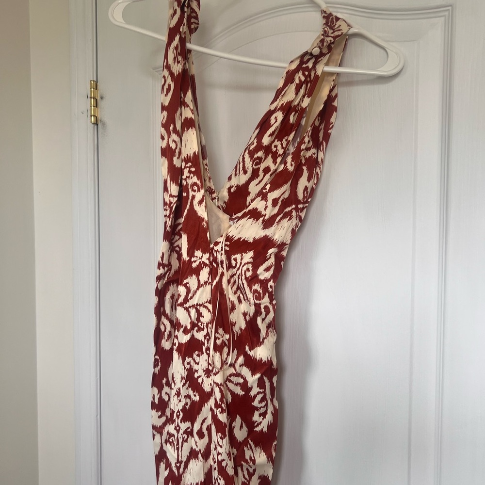 MANGO bow tie jumpsuit - Picture 7 of 8